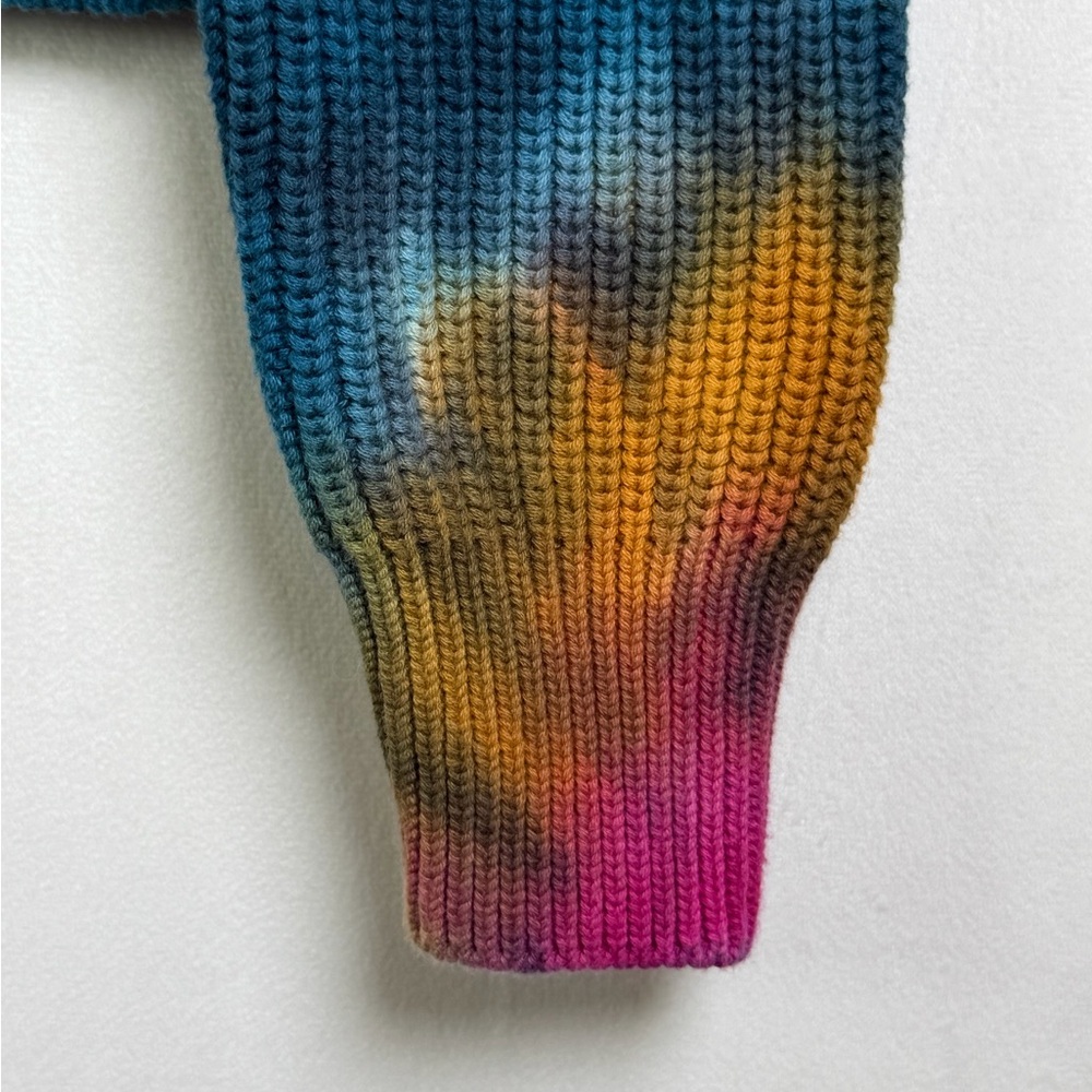 Young Fabulous & Broke (YFB) Women’s Tie Dye Oversize Cropped Sweater Sz XS - Picture 8 of 10